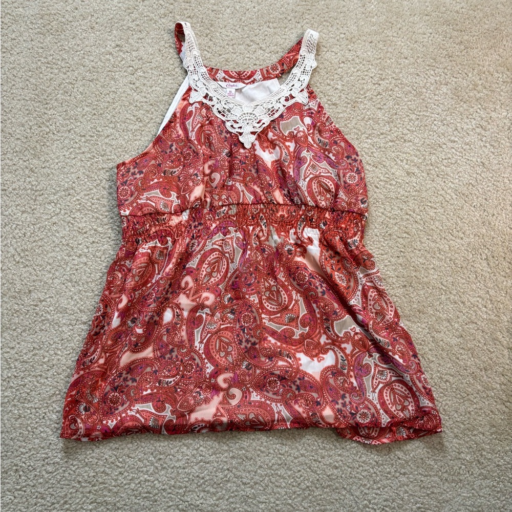 Candie’s - Paisley Sleeveless Blouse - Size XL